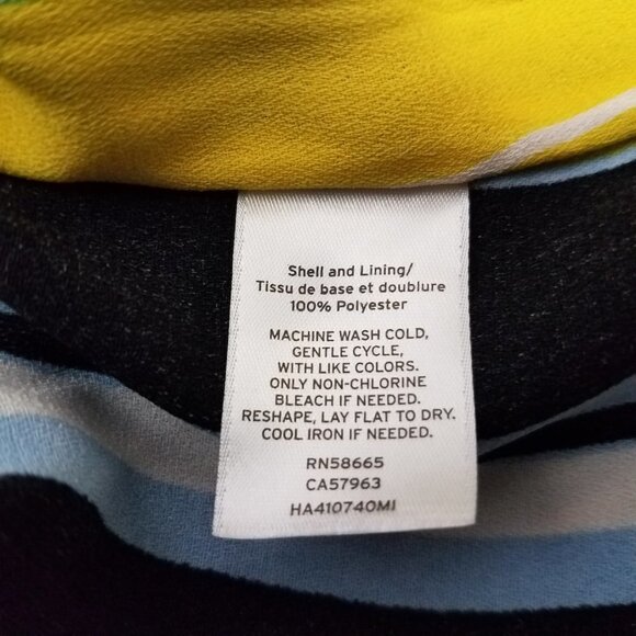 NEW Halogen S Lucinda Tie Waist Lightweight Jacket Multicolored Stripes - Picture 9 of 11